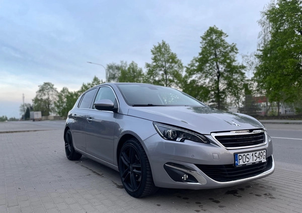 Peugeot 308 cena 45500 przebieg: 88900, rok produkcji 2014 z Kalisz małe 46